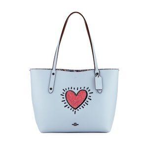 COACH 1941 x Keith Harding Sequins Heart Tote Bag